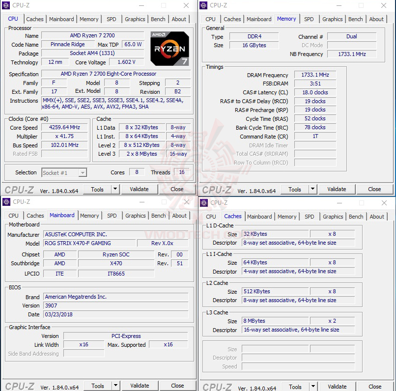 cpuid 425 AMD RYZEN 7 2700 PROCESSOR REVIEW 