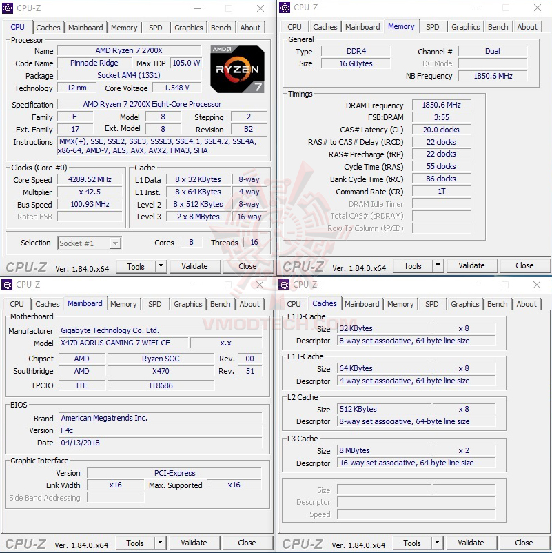 cpuid max memmm AMD RYZEN 7 2700X PROCESSOR REVIEW