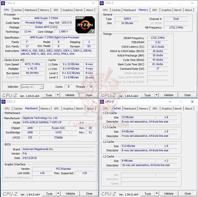 cpuid maxx 457ghz AMD RYZEN 7 2700X PROCESSOR REVIEW