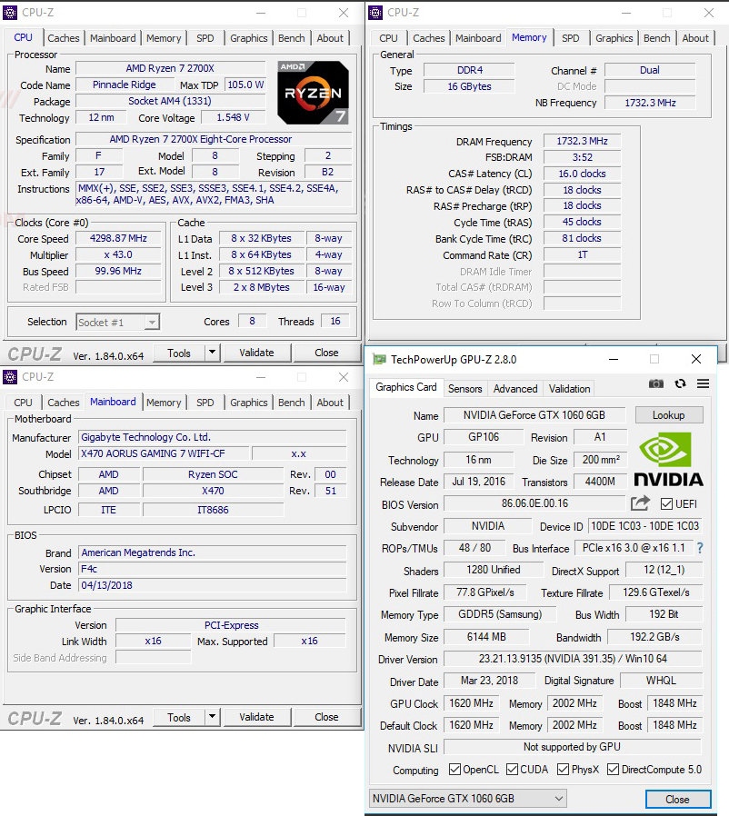 cpuid oc GIGABYTE X470 AORUS GAMING 7 WIFI REVIEW