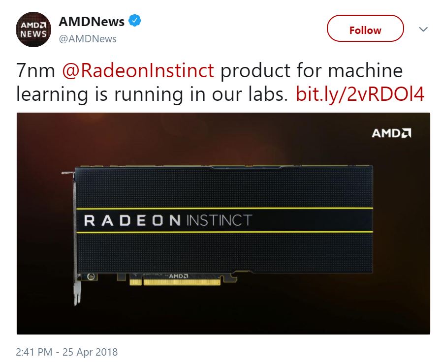 amd vega 20 มาแน่!! การ์ดจอรุ่นใหม่ AMD Radeon Vega 7nm Vega 20 เริ่มเข้าสู่ Lab ทดลองแล้ว  