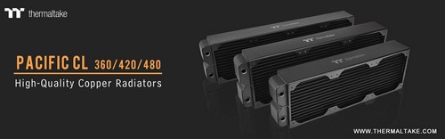 en en Thermaltake เปิดตัวหม้อน้ำครีบทองแดงรุ่นใหม่ล่าสุด Pacific CL360, Pacific CL420 และ Pacific CL480 เพื่อคอเกมส์มิ่งโดยเฉพาะ