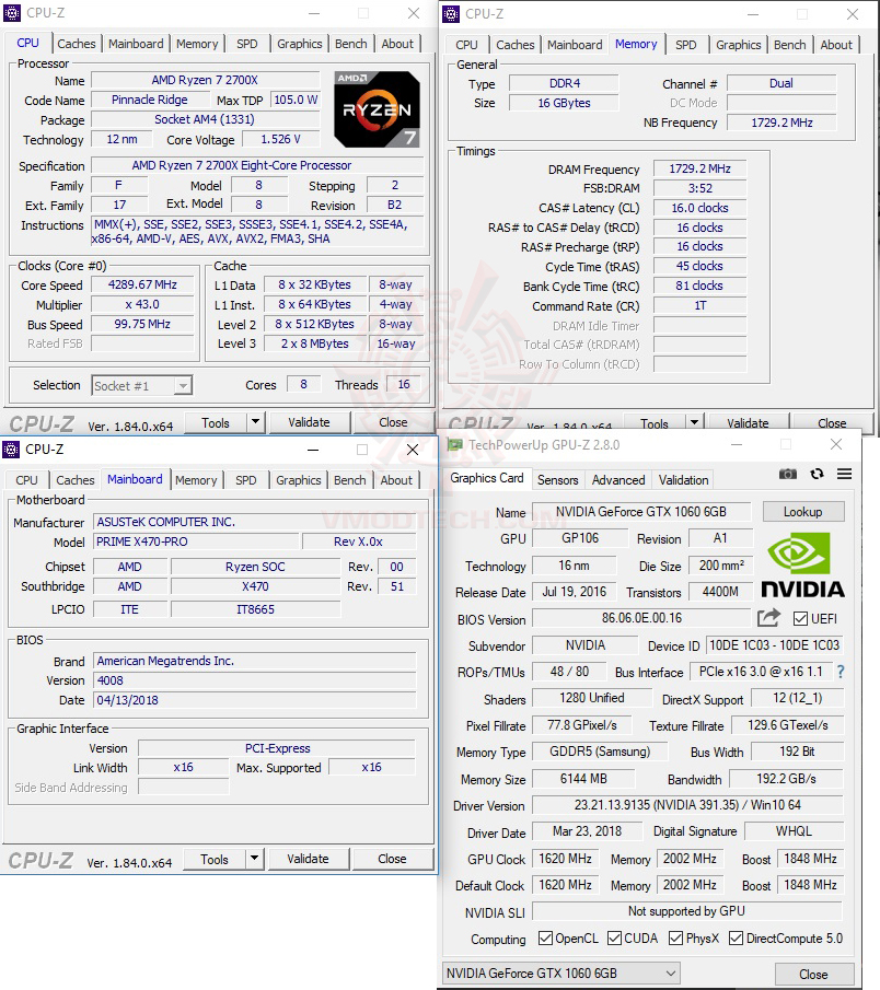cpuid cpuid ASUS PRIME X470 PRO REVIEW