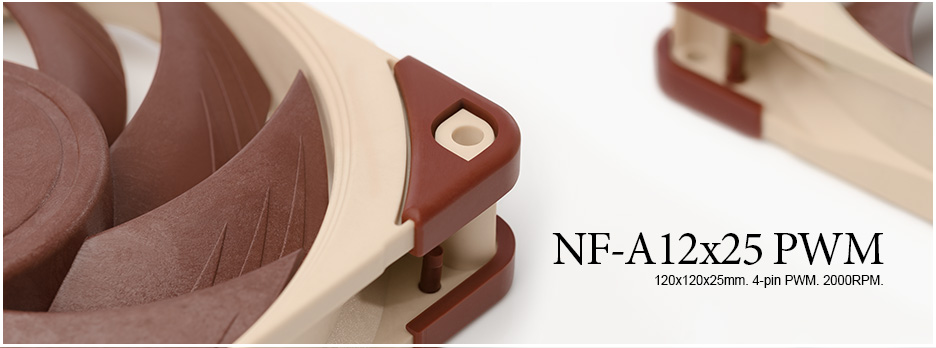 6b33d83ecad4ab519d967c6947a637ec Noctua เปิดตัวพัดลมรุ่นใหม่ล่าสุด NF A12x25 120mm fan, 140mm adaptor และ NF P12 Redux line