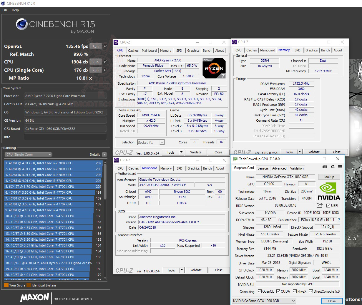 c15-oc c15 oc AMD RYZEN 7 2700 and StoreMI Technology Review
