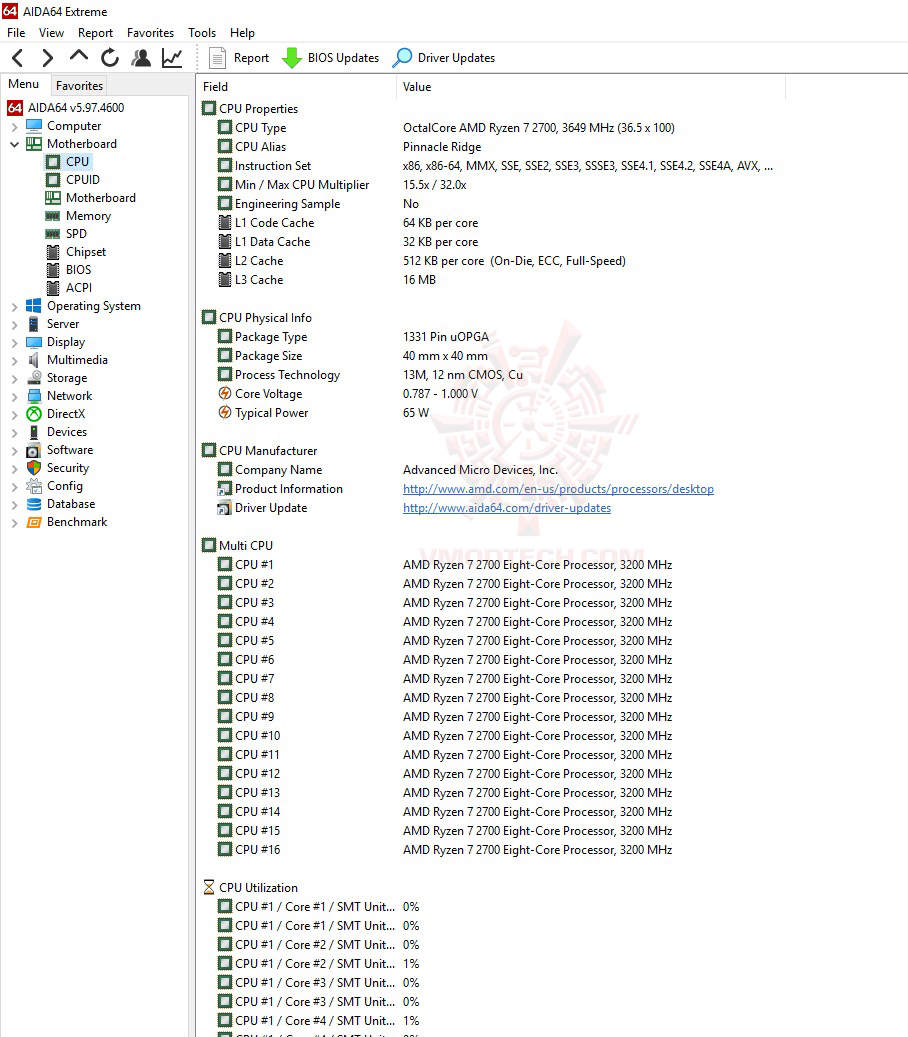 cpu1 cpu1 AMD RYZEN 7 2700 and StoreMI Technology Review
