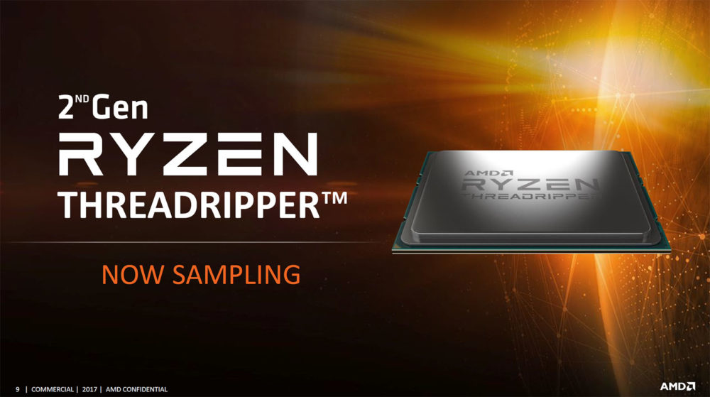 amd second gen threadripper shipping slide 1000x559 มาใหม่อีกแล้ว!! AMD Ryzen Threadripper 2000 รุ่นใหม่ล่าสุด 2nd Gen พร้อมเปิดตัว 3รุ่น