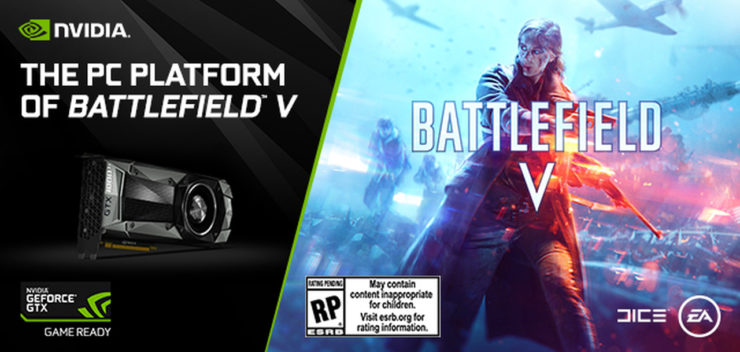 battlefield-v-geforce-gtx-partnership-740x352 battlefield v geforce gtx partnership 740x352 เป็นไปตามคาด!! Battlefield V มาในเนื้อเรื่องสงครามโลกครั้งที่ 2 พัฒนาด้วยระบบ DICE และมี NVIDIA เป็นพาทเนอร์
