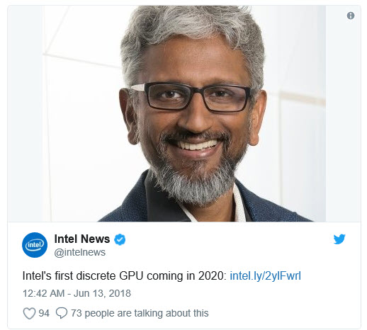 2018 06 13 7 34 57 Intel ยืนยันพร้อมผลิตการ์ดจอในระดับ Hi End ลงสู่ตลาดภายในปี 2020 