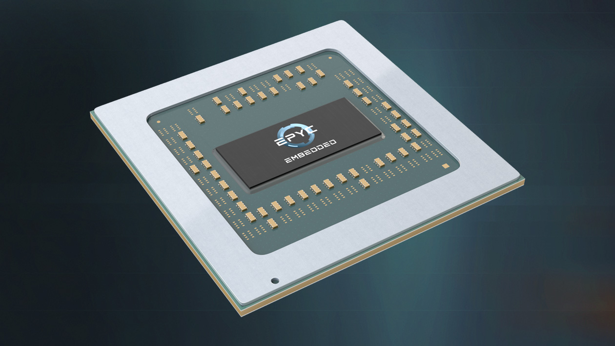 80411 epyc embedded logo chip 1260x709  AMD ฉีกกรอบซีพียู และจีพียู แสดงศักยภาพความเป็นผู้นำด้านโปรเซสเซอร์รุ่นถัดไป Ryzen, EPYC และ Radeon ณ งาน Computex 2018 