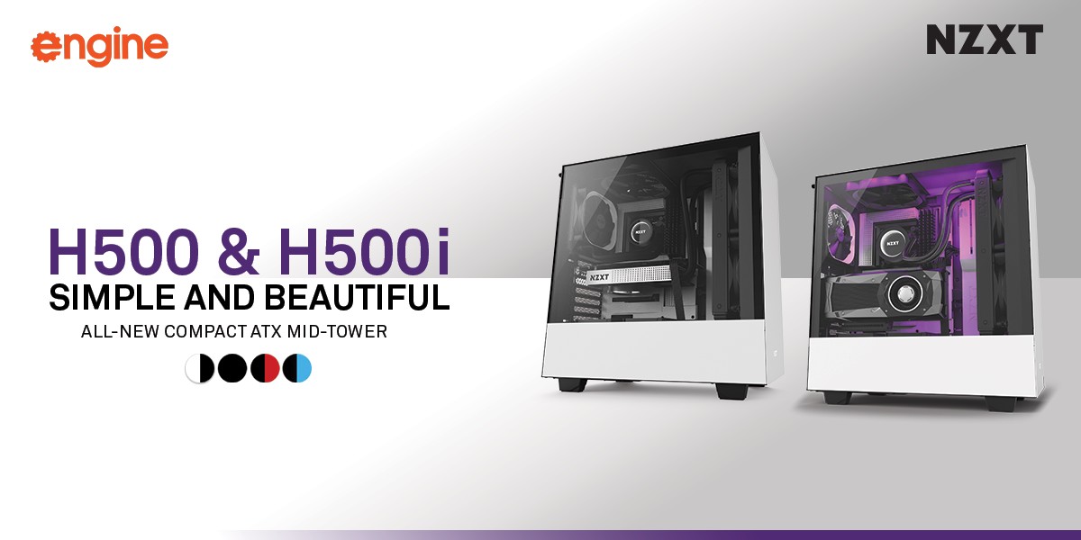 pr-nzxt-h500i-and-h500-x pr nzxt h500i and h500 x Engine เปิดตัว All New NZXT H500i และ H500 เคสรุ่นใหม่ล่าสุด ดีไซน์เรียบหรู สวยงาม ทันสมัย ราคาประทับใจ