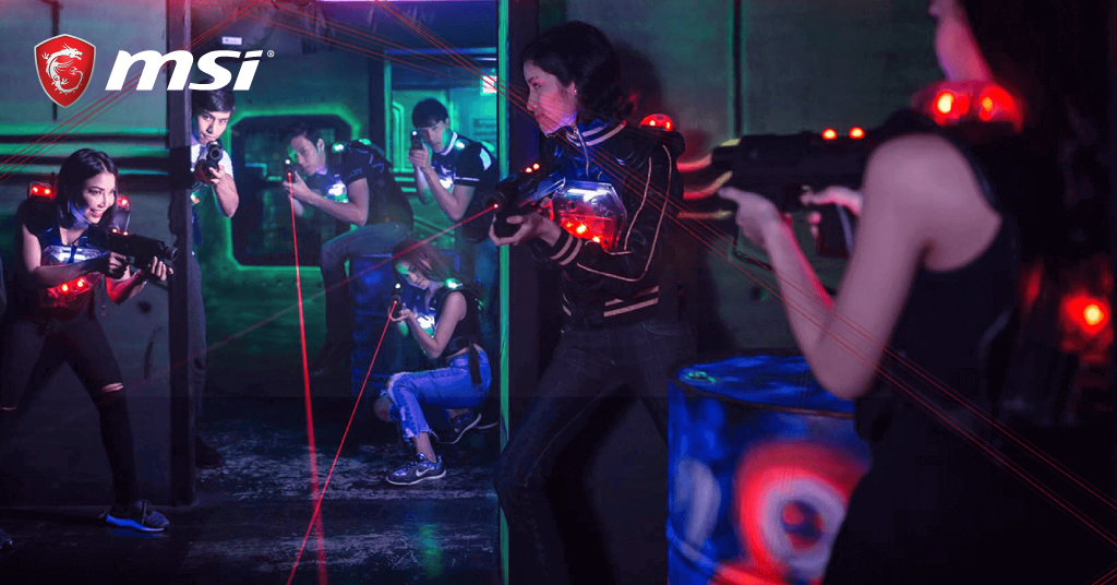 laser-game laser game กลับมาอีกครั้ง....กับงาน “ MSI FANS GATHRING FANS PARTY 2018 ” เพื่อเอาใจเหล่าสาวกมังกรแดง
