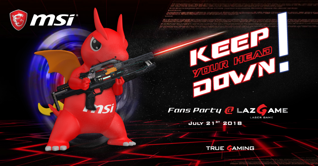 thumbnail กลับมาอีกครั้ง....กับงาน “ MSI FANS GATHRING FANS PARTY 2018 ” เพื่อเอาใจเหล่าสาวกมังกรแดง 