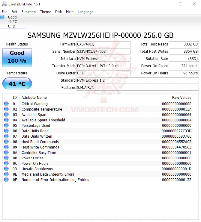 disk info MSI GS65 Stealth Thin 8RE Review