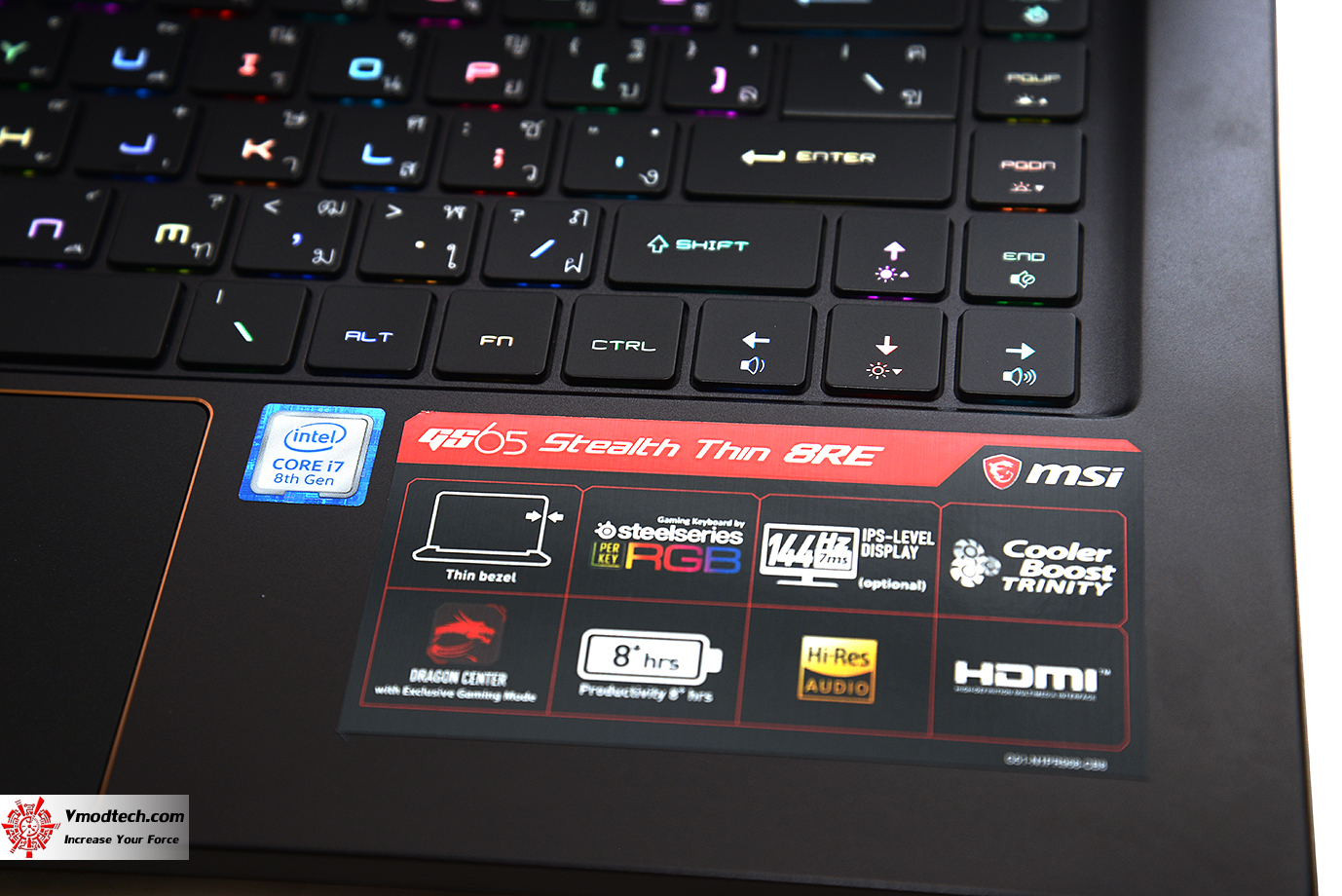 dsc 5072 MSI GS65 Stealth Thin 8RE Review