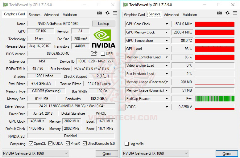 gpuz MSI GS65 Stealth Thin 8RE Review