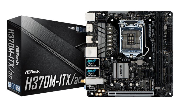 asrock asrock h370m itx 1 ASRock H370M ITX/ac ประกอบพีซีขนาดเล็กด้วยเมนบอร์ดสเปคสำหรับคอเกม
