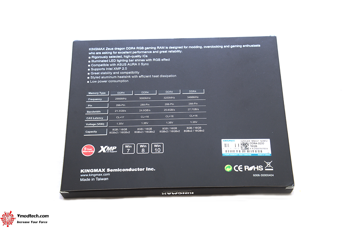 dsc 5388 Kingmax Zeus Dragon DDR4 RGB GAMING RAM 3200Mhz Review