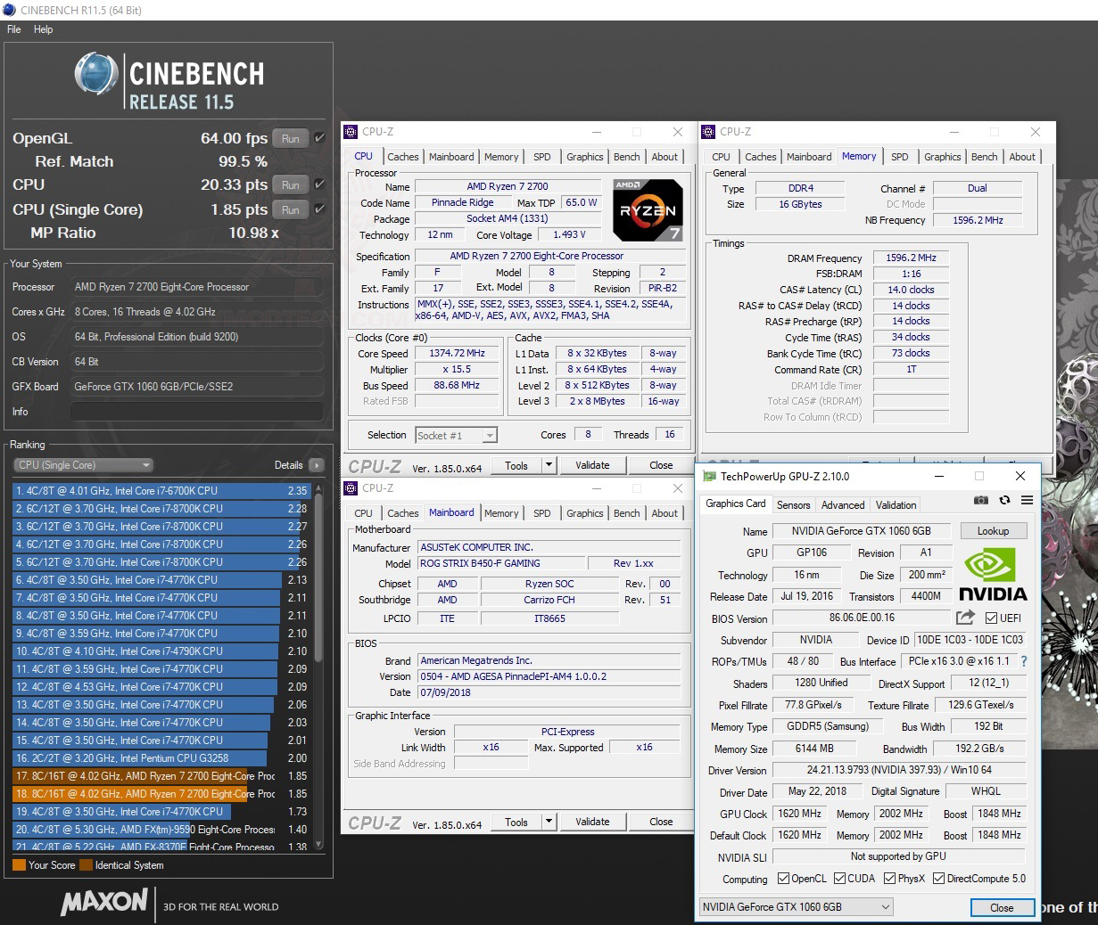 c11 ASUS ROG STRIX B450 F GAMING REVIEW