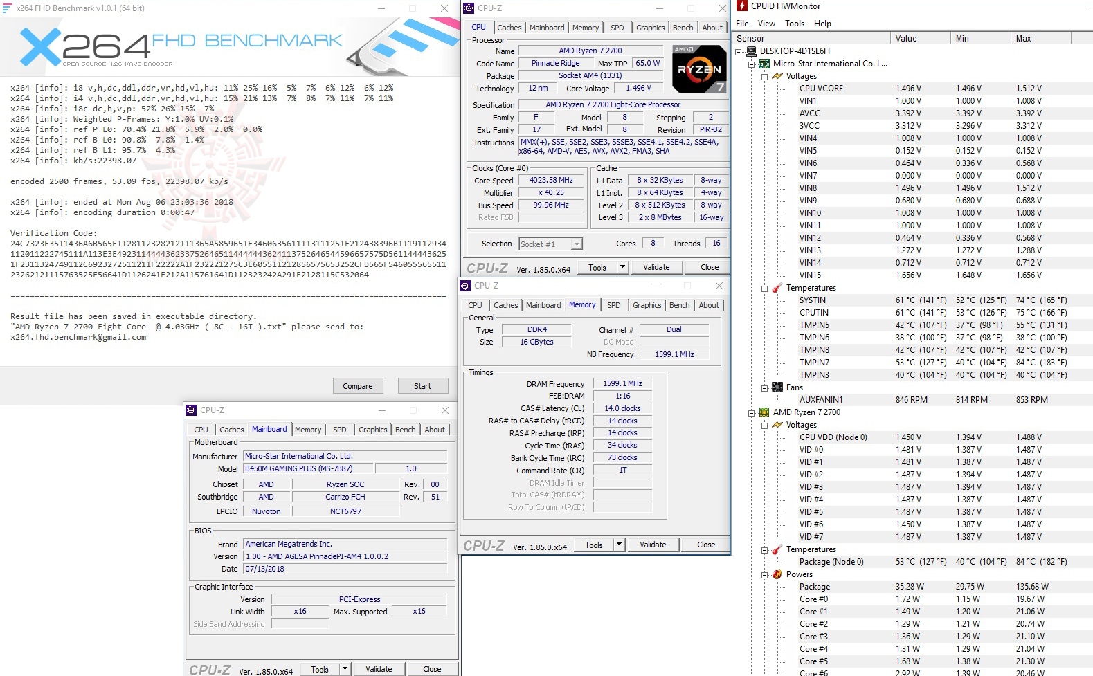 x264-1 x264 1 MSI B450M GAMING PLUS REVIEW