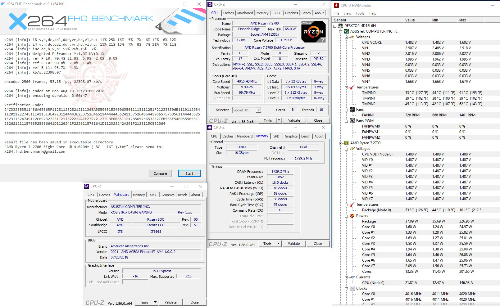 x264-1 x264 1 ASUS ROG STRIX B450 I GAMING REVIEW