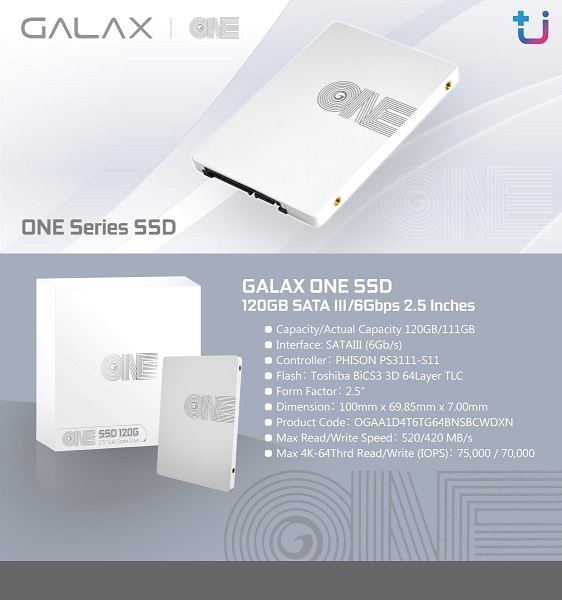 ssd-1 ssd 1 Ascenti Resources เพิ่มความขาว และประสิทธิภาพความเร็วให้กับ Computer ด้วย “GALAX ONE Series SSD”