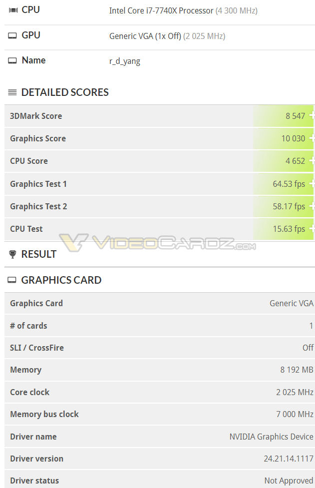 nvidia-rtx-2080-3dmark-timespy nvidia rtx 2080 3dmark timespy หลุดผลทดสอบ NVIDIA GeForce RTX 2080 ในการทดสอบ 3DMark Timespy DX12