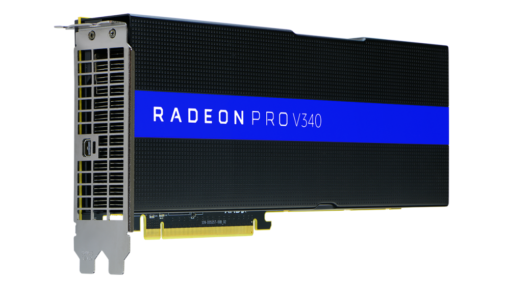 147101 radeon pro v340 1260x709 0 AMD เปิดตัวการ์ดจอ Radeon Pro V340 พร้อมชิบ Dual GPU 2ชุดประสิทธิภาพเยี่ยมชุดแรมความจุ 32GB แบบ HBM2 พร้อมแล้วสำหรับงานมืออาชีพโดยเฉพาะ 
