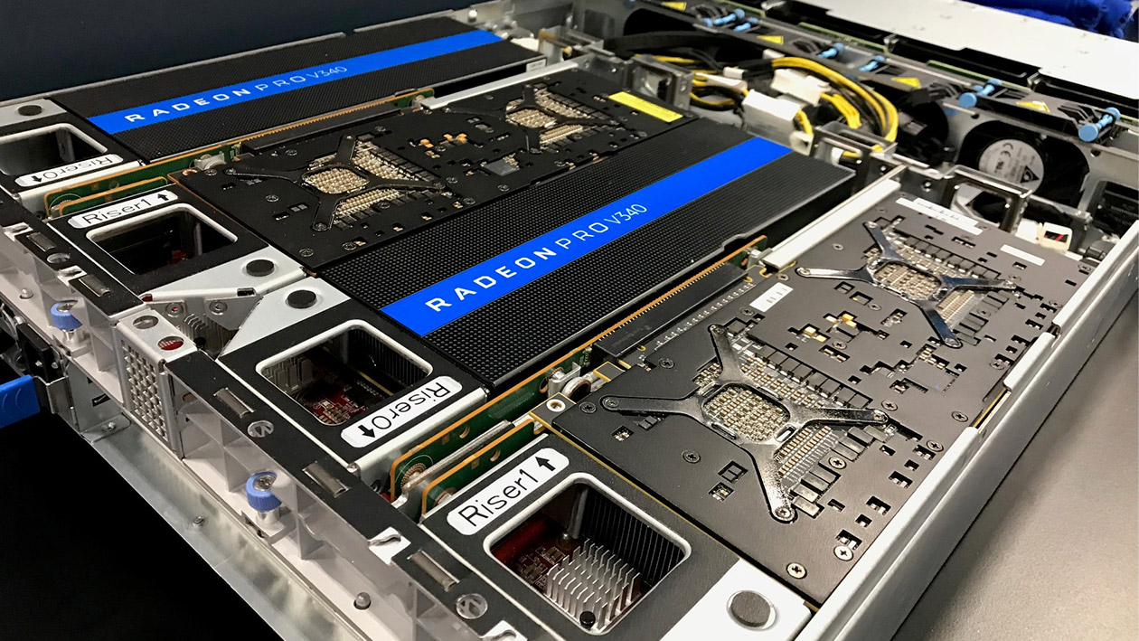 147101-radeon-pro-v340-vmworld-pic3-1260x709 147101 radeon pro v340 vmworld pic3 1260x709 AMD เปิดตัวการ์ดจอ Radeon Pro V340 พร้อมชิบ Dual GPU 2ชุดประสิทธิภาพเยี่ยมชุดแรมความจุ 32GB แบบ HBM2 พร้อมแล้วสำหรับงานมืออาชีพโดยเฉพาะ