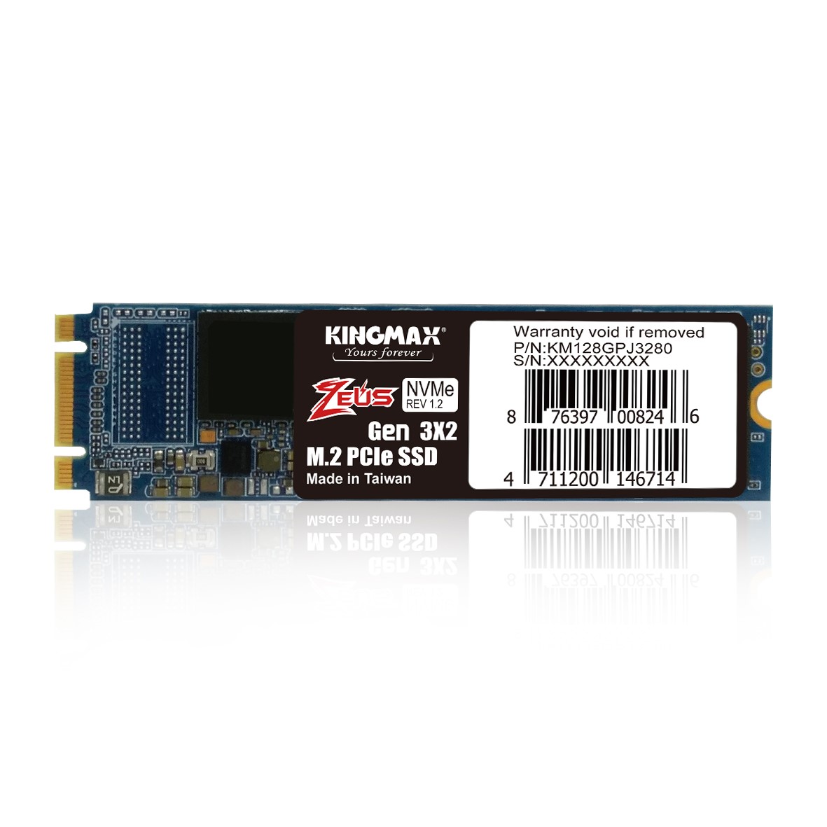 thumbnail m 220228020pcie20ssd20pj3280 1 KINGMAX M.2 PCIe SSD PJ3280 SSD ระดับเริ่มต้นที่เหมาะสำหรับอัพเกรดสำหรับผู้ที่ให้ความสำคัญกับความเร็ว