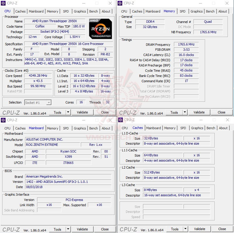 cpuid43 AMD RYZEN THREADRIPPER 2950X PROCESSOR REVIEW