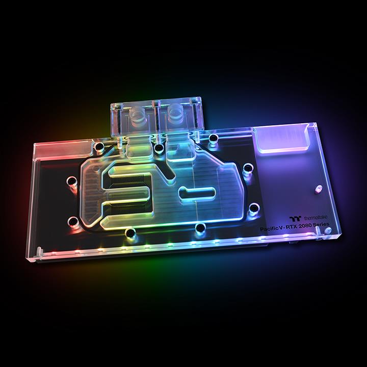 cl w240 cu00sw a 07 1 Thermaltake เปิดตัวบล๊อกน้ำ RGB การ์ดจอรุ่น Thermaltake Pacific V RTX 2080 Plus Series Founders Edition ใหม่ล่าสุดสำหรับการ์ดจอ NVIDIA GeForce RTX 2080/2080Ti  