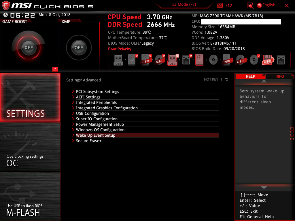 msi snapshot 00 MSI MAG Z390 TOMAHAWK & Intel Core i7 8700K REVIEW