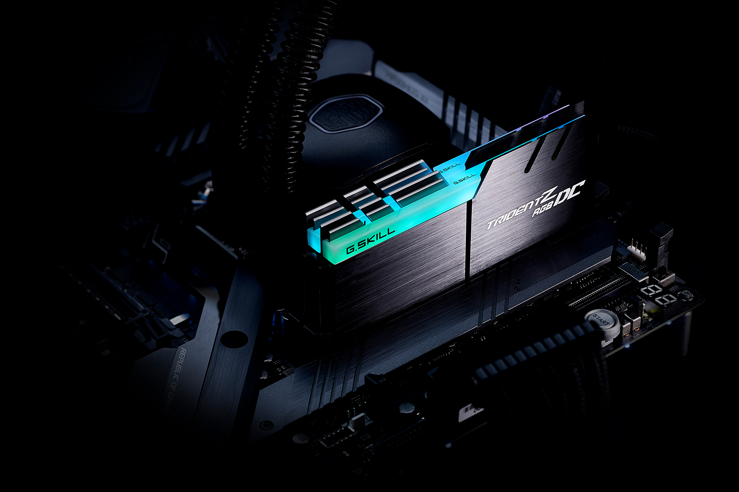 trident z rgb dc 04 G.SKILL เปิดตัวแรม Trident Z RGB DC Series DDR4 64GB (32GBx2) รุ่นใหม่ล่าสุดรองรับเมนบอร์ด Z390 เต็มรูปแบบด้วยเทคโนโลยี Double Capacity DIMM Technology ที่ใช้แรมแค่ 1คู่แต่ความจุมากถึง 64GB