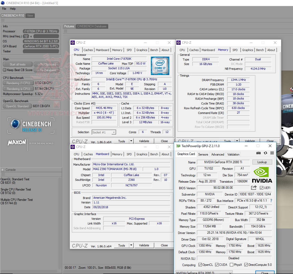 c10 MSI MAG Z390 TOMAHAWK & Intel Core i7 8700K REVIEW