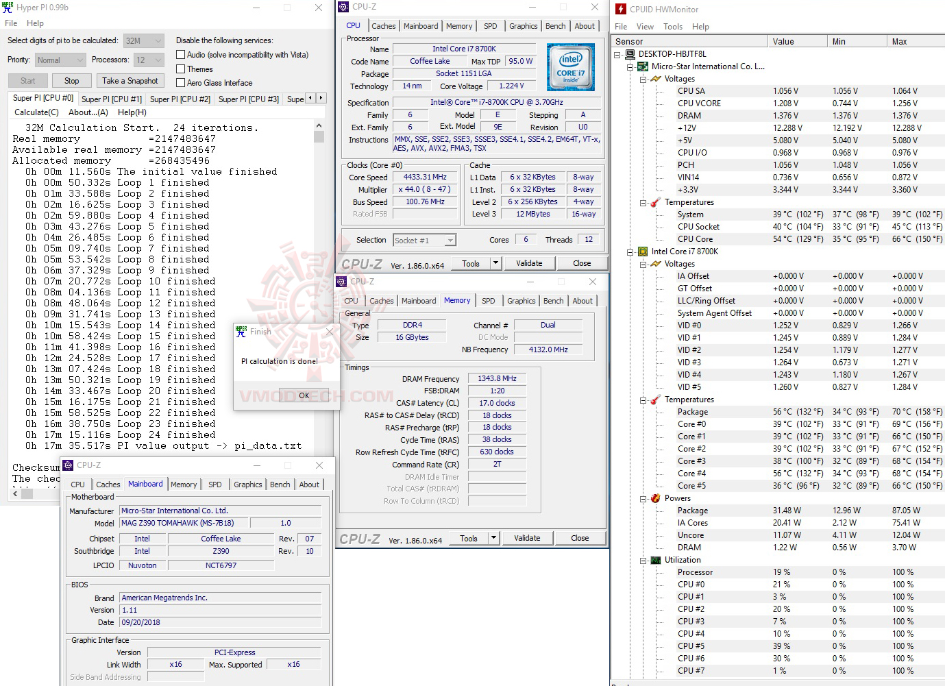 h32 1 MSI MAG Z390 TOMAHAWK & Intel Core i7 8700K REVIEW