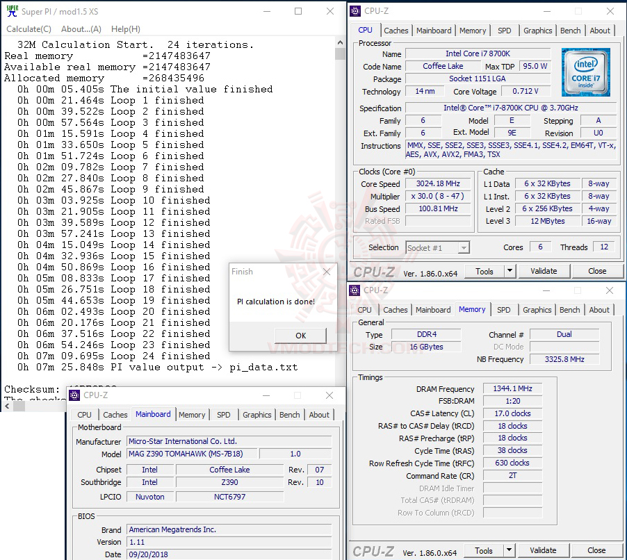 s32 MSI MAG Z390 TOMAHAWK & Intel Core i7 8700K REVIEW