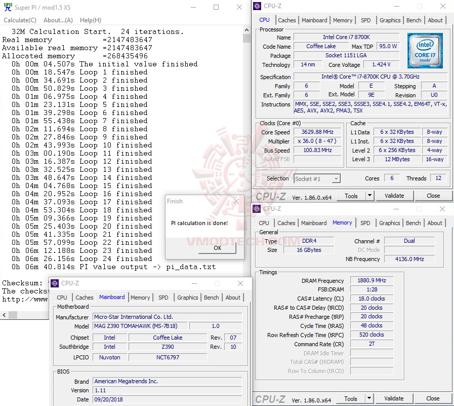 s321 MSI MAG Z390 TOMAHAWK & Intel Core i7 8700K REVIEW