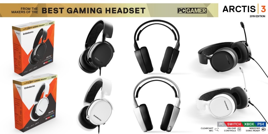 3 STEELSERIES เปิดตัวหูฟัง ARCTIS 2019 EDITION ยกเครื่องใหม่ เสียงชัดใส่ เบสแน่นยิ่งกว่าเดิม