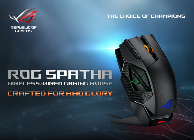 spatha ASUS จัดหนักยกเซ็ทอุปกรณ์เกมมิ่งเกียร์ชุดใหญ่มาไว้ที่งาน Thailand Game Show 2018 ณ รอยัล พารากอน ฮอลล์เพื่อเอาใจคอเกมโดยเฉพาะ