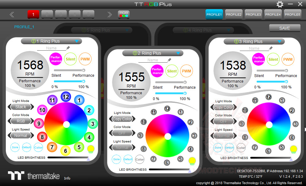 2018 10 25 11 18 34 Thermaltake Pure Plus 12 LED RGB Radiator Fan TT Premium Edition (3 Fan Pack) Review