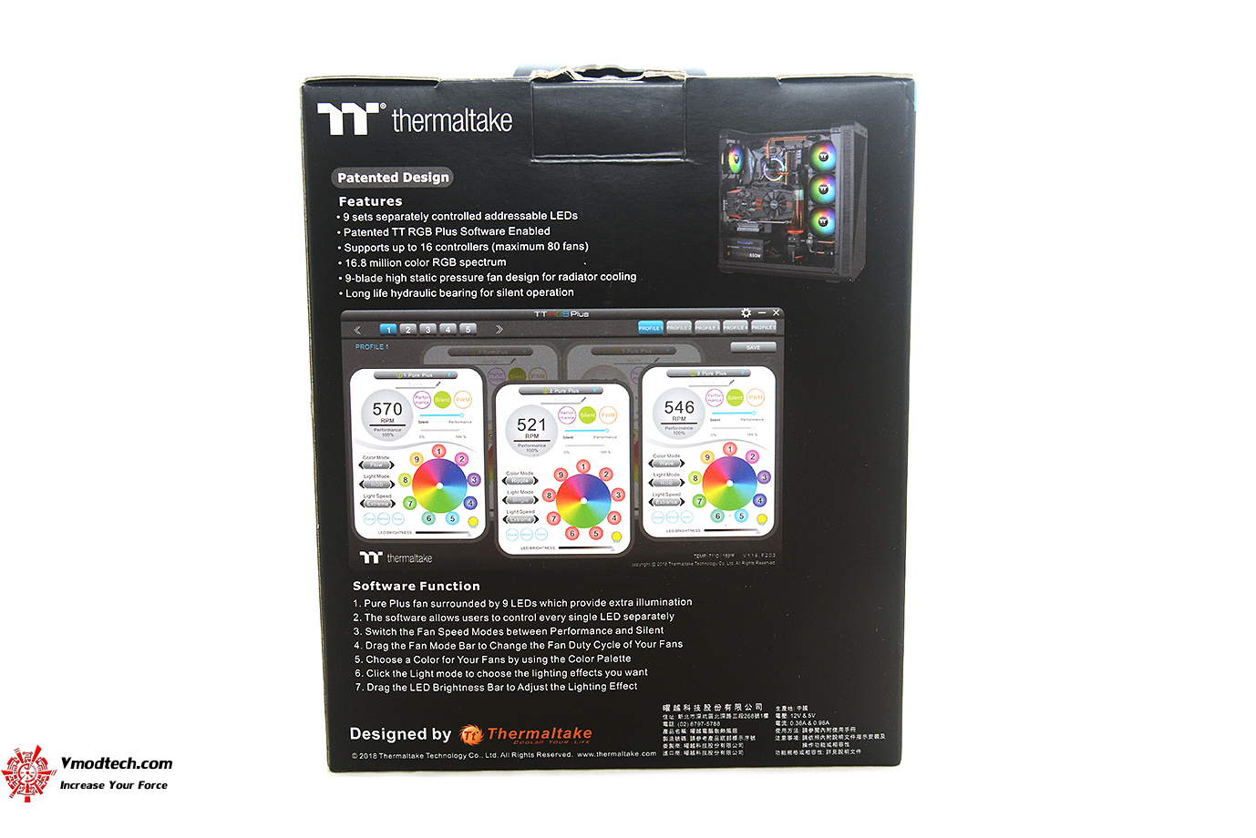 dsc 8800 Thermaltake Pure Plus 12 LED RGB Radiator Fan TT Premium Edition (3 Fan Pack) Review