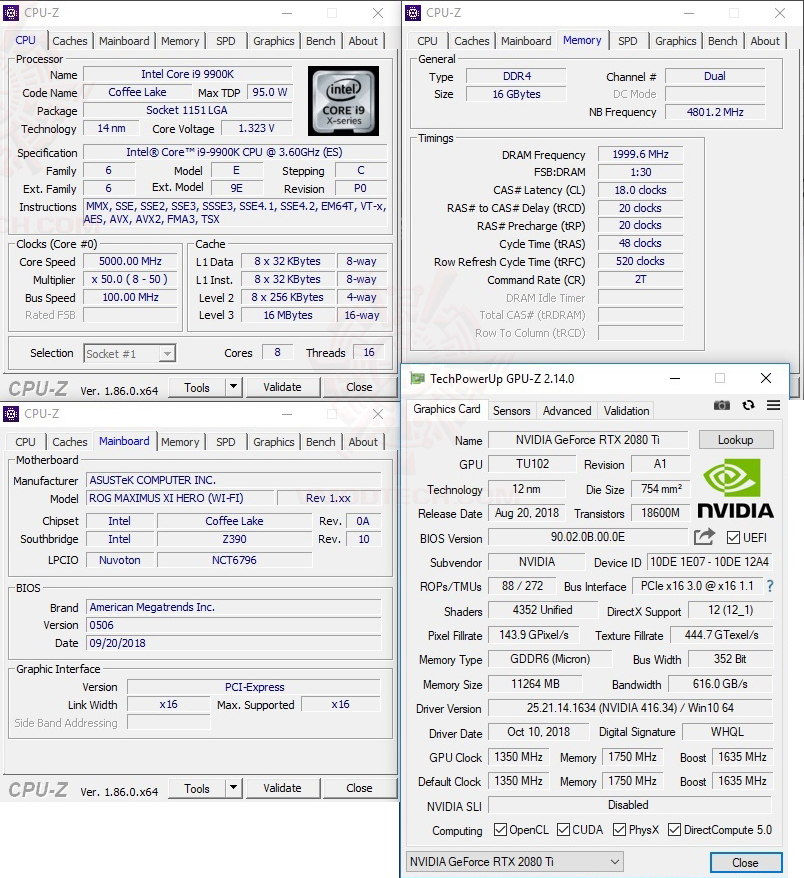 cpuid 5ghz1 INTEL CORE I9 9900K PROCESSOR REVIEW