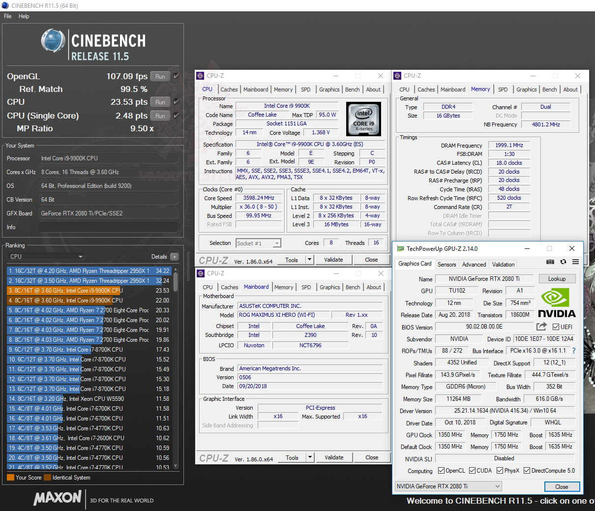 c11 oc ASUS ROG MAXIMUS XI HERO (WI FI) REVIEW