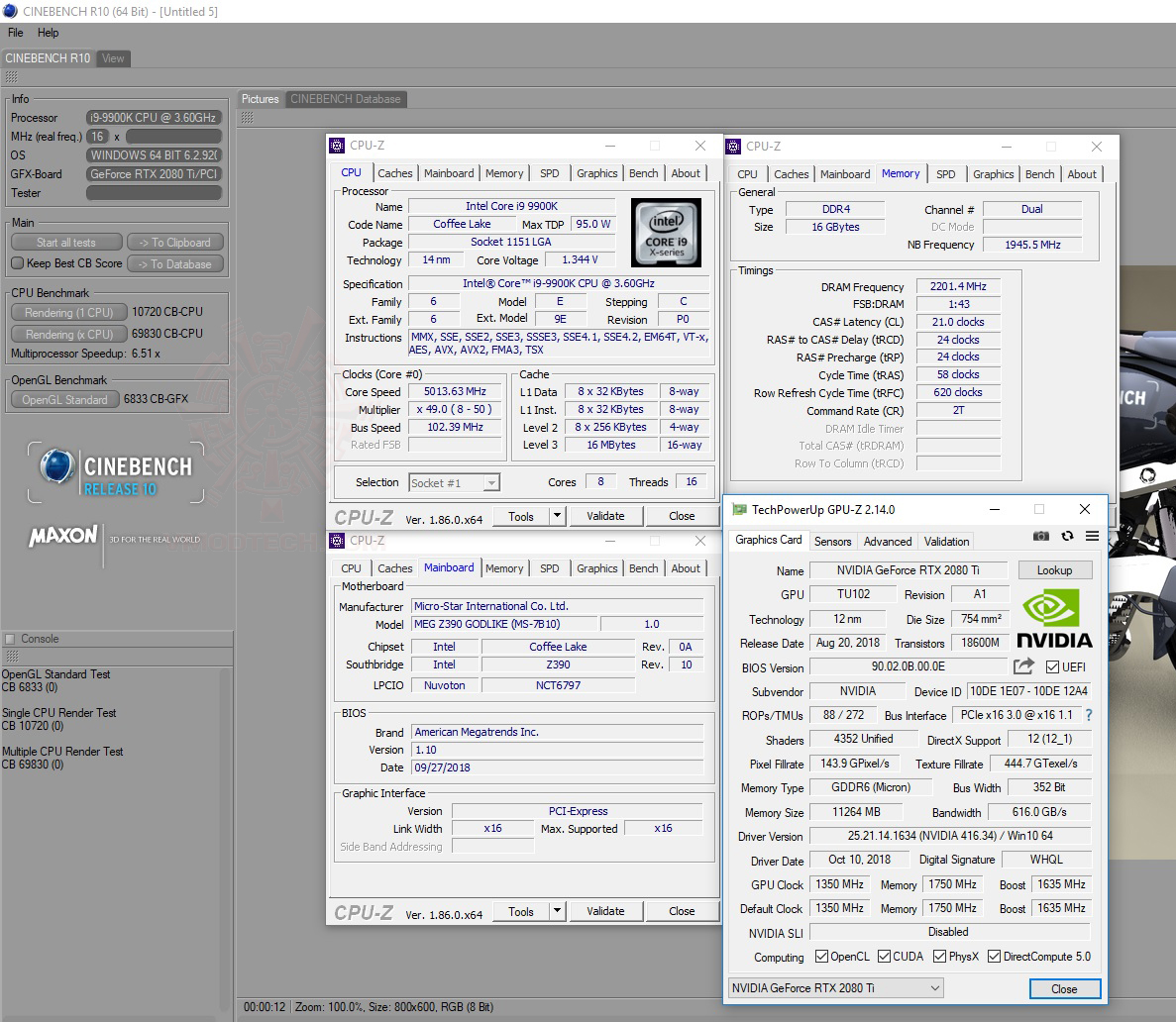 c10 MSI MEG Z390 GODLIKE REVIEW