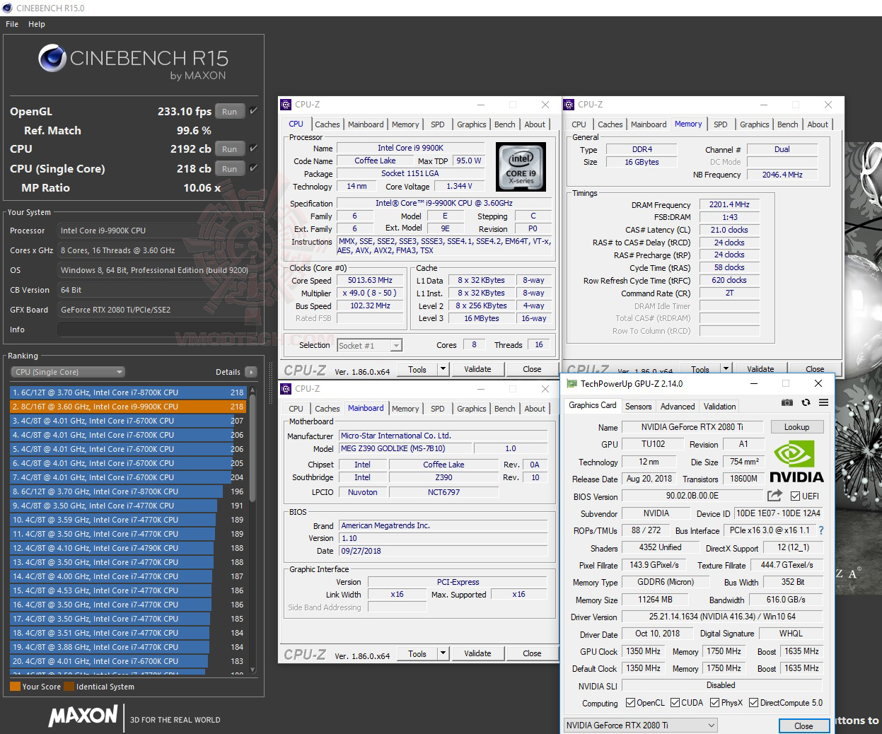 c15 MSI MEG Z390 GODLIKE REVIEW