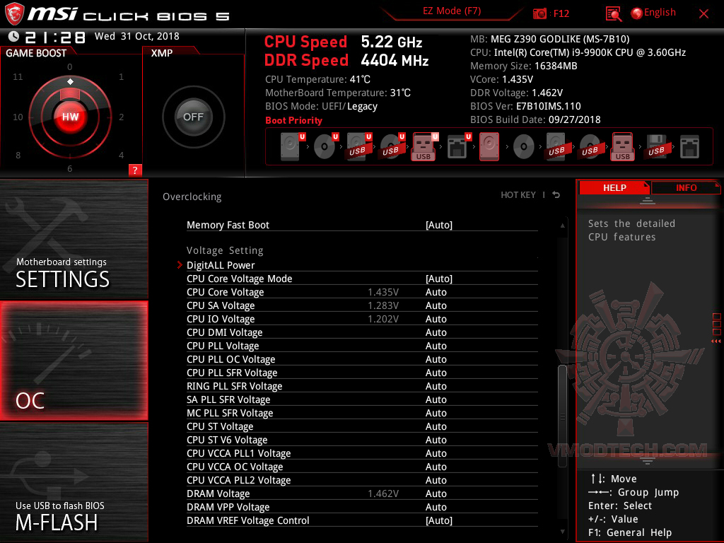 msi snapshot 02 MSI MEG Z390 GODLIKE REVIEW