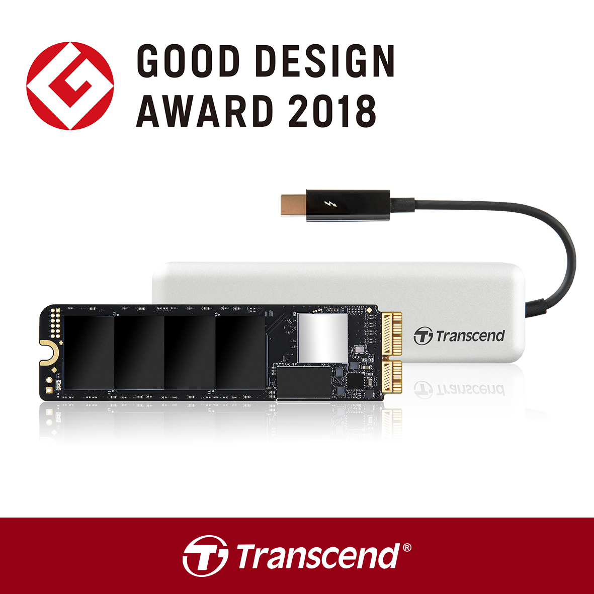 transcend good design 2018 jetdrive 855 ทรานส์เซนด์ คว้ารางวัล Good Design Award 2018 จากประเทศญี่ปุ่น