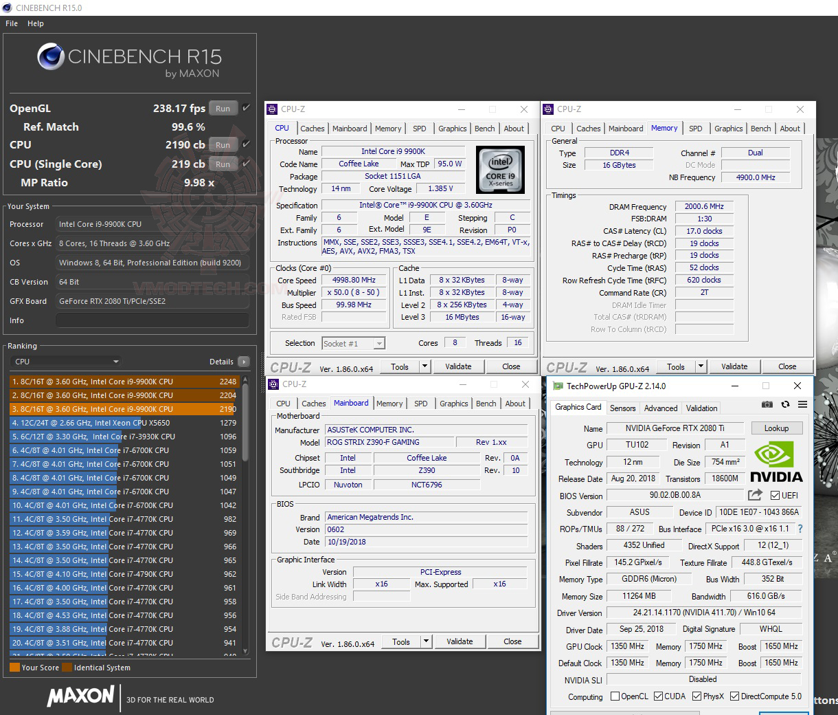 c15 ASUS ROG STRIX Z390 F GAMING REVIEW