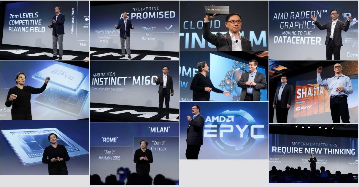 2018 11 16 7 16 29 เอเอ็มดีโชว์เทคโนโลยีประมวลผลประสิทธิภาพสูงสำหรับดาต้าเซ็นเตอร์รวมทั้งซีพียูและการ์ดจอ 7 นาโนเมตรรุ่นแรกของโลกในงาน Next Horizon